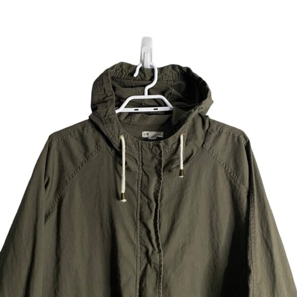 Warehouse One Women's Military Green Full Zip Lightweight Jacket - Picture 2 of 10